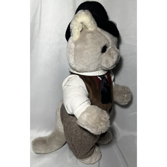 Cat Lautrec Moulin Rouge Carousel By Guy Plush, 1983 Rare Vintage Plush - Picture 2 of 6